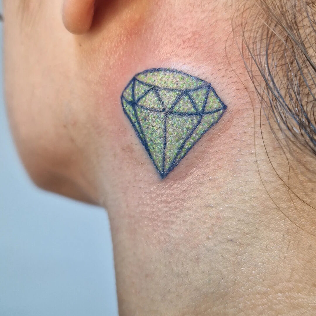 diaomond glitter tattoo